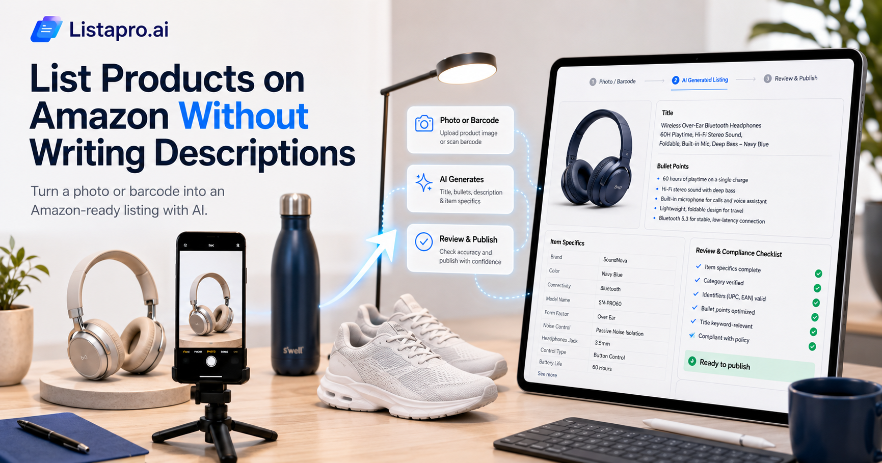 How to list products on Amazon with AI without writing descriptions